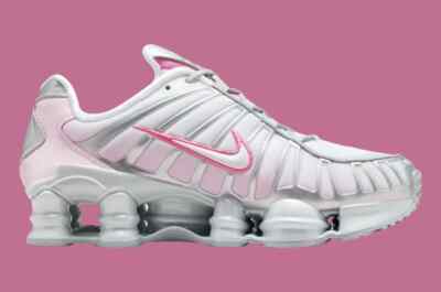 Nike Shox TL Women's Size 6.5 MTLC Platinum/Pink Sicle HV2520-001