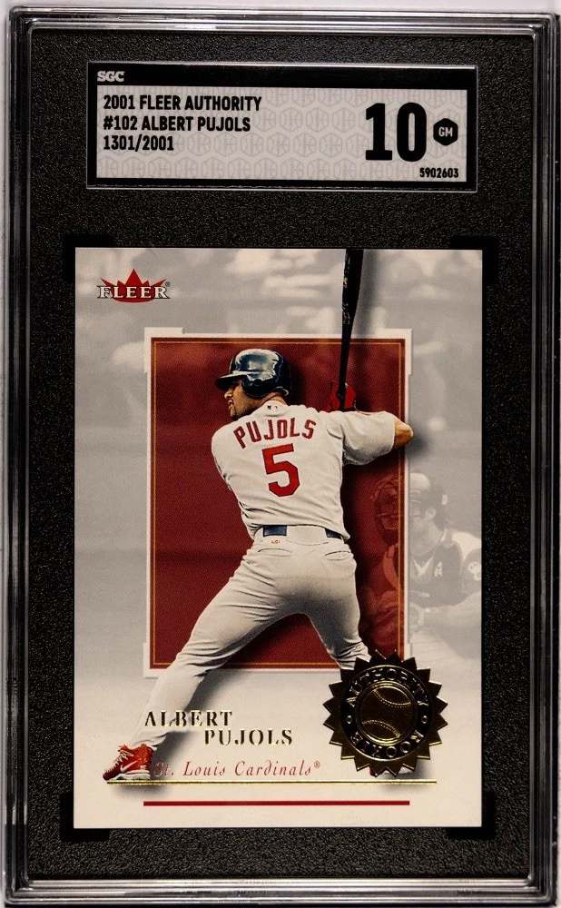 Albert Pujols Fleer 亲笔签名棒球体育集换卡| eBay