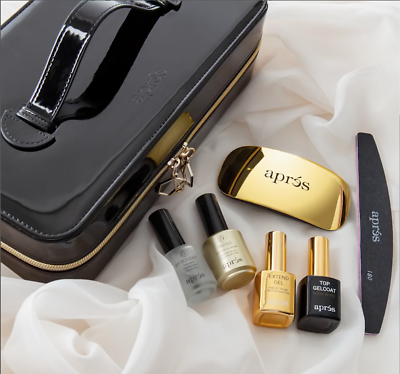 Aprés Gel-X Nail Extension Kit + Black Leather Case *Limited
