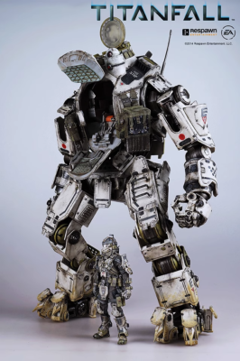 ThreeZero Titanfall Atlas & Amp Pilot Figure Collectibles 1/12