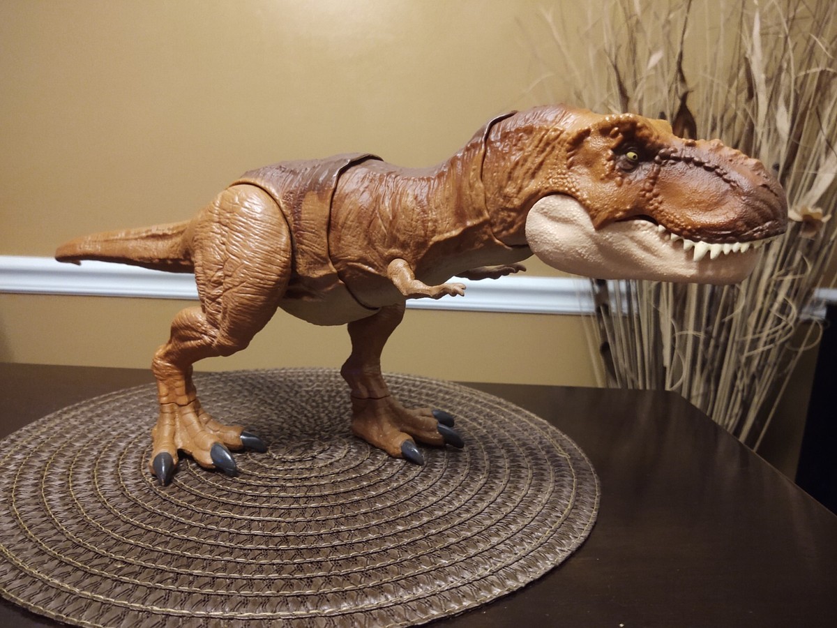 2018 Mattel Thrash'n Throw T-REX Jurassic Word Fallen Kingdom Park