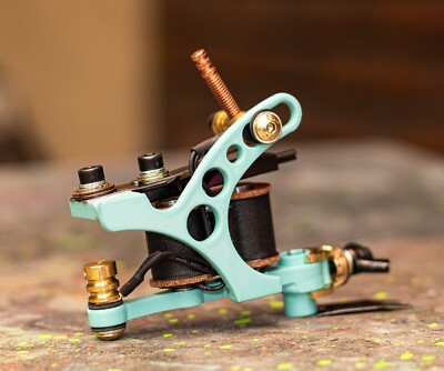Handmade tattoo machine color packer mag 5-25, Running 95-100 Hz