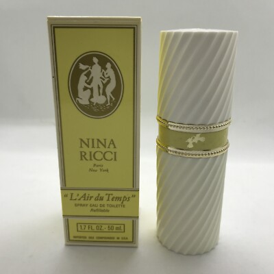 Vintage 60's Nina Ricci L'Air du Temps Eau de Toilette Spray 1.7
