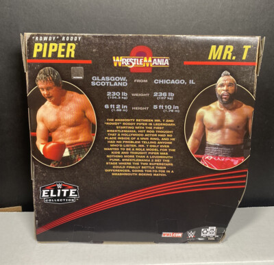 2021 WWE Elite Collection 2-Pack: MR. T & “ROWDY” RODDY PIPER