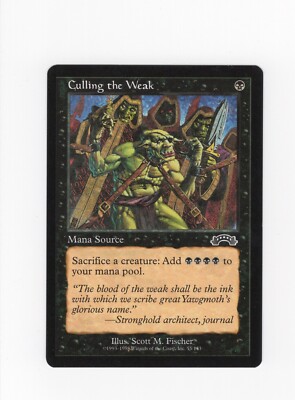Culling the Weak Exodus NM- MTG Magic the Gathering g | eBay