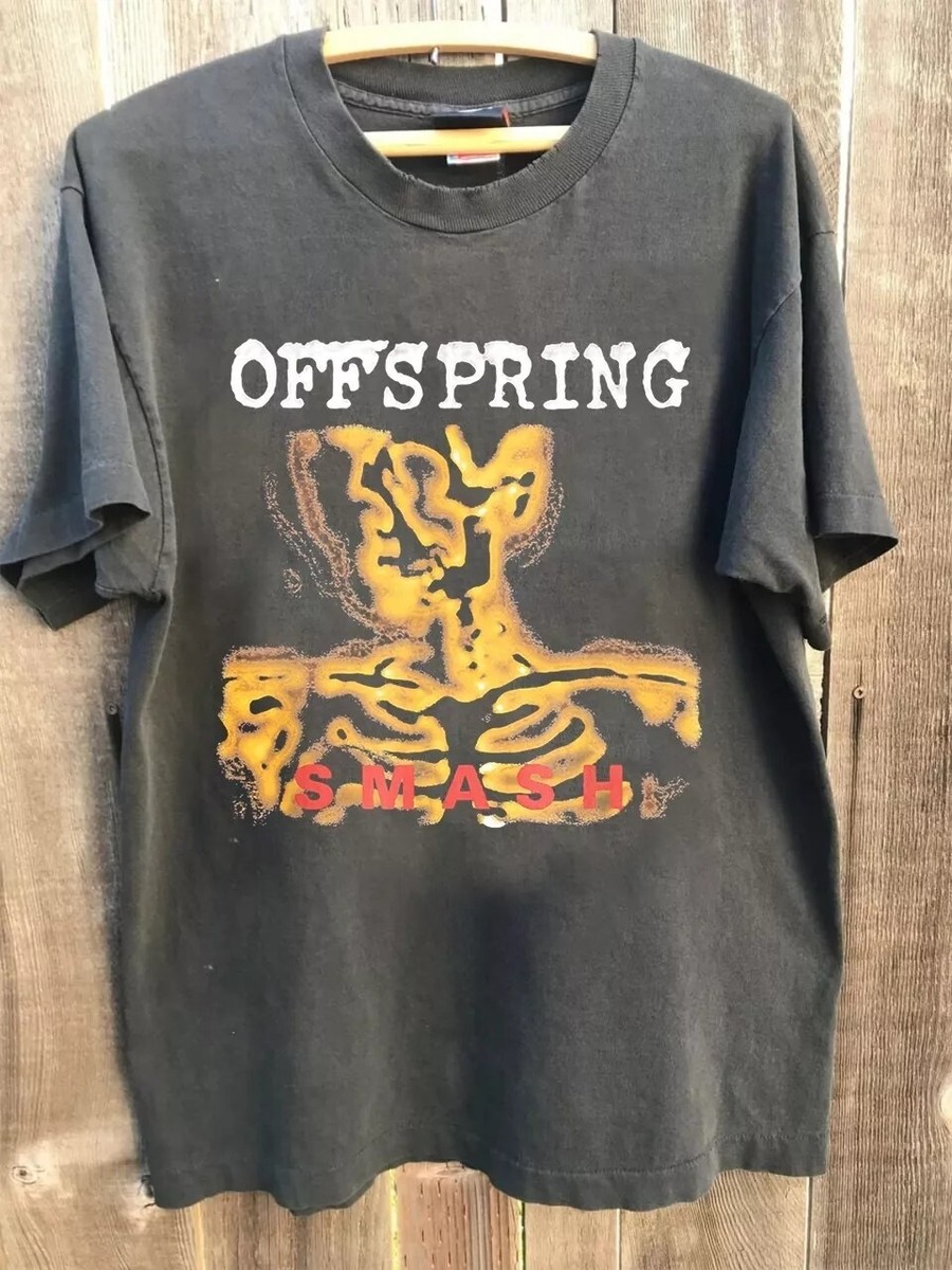 Vintage The Offspring Smash 1994 Brockum Album Punk Charcoal T