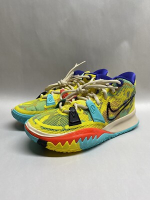 Nike Kyrie 7 “1 World 1 People” Yellow Strike CQ9326-700 Size 17