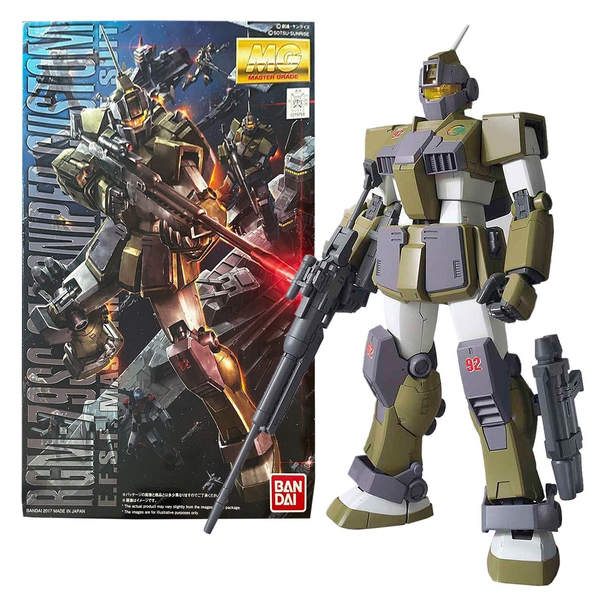 MOBILE SUIT GUNDAM MG 1/100 RGM-79SC GM SNIPER CUSTOM Model Kit
