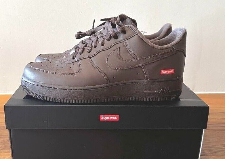 Supreme Nike Air Force 1 Low CU9225-200 Baroque Brown Chocolate