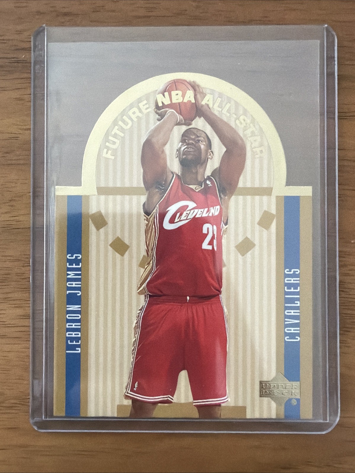 LeBron James 2003 Upper Deck #E15 Future NBA All-Star Die-Cut