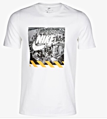 AUTHENTIC 100% COTTON NIKE NYC PHOTO WHITE T SHIRT AV3791-803 806
