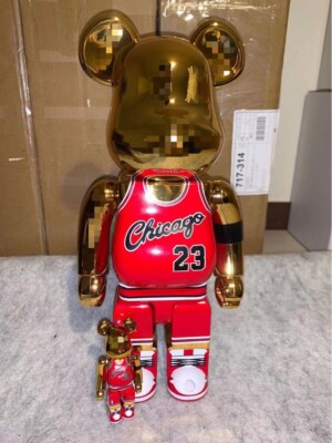 BE@RBRICK Michael Jordan 1985 ROOKIE JERSEY 100％ 400％BEARBRICK