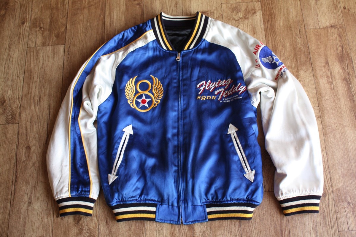 AUTH TEDMAN TED COMPANY FLYING TEDDY MILITARY reversible souvenir