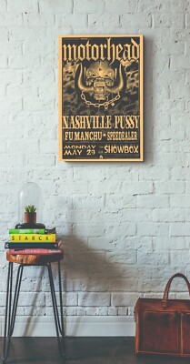 MOTORHEAD CONCERT POSTER QUALITY PHOTO PAPER/CANVAS R607 | eBay