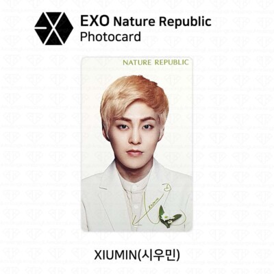 Exo X Nature Republic Official Photocard Photo Card KPOP Baekhyun