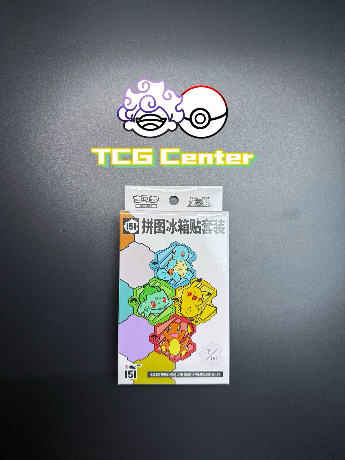Pokémon TCG Chinese 151 Puzzle Fridge Magnet Set Sealed Pack [US