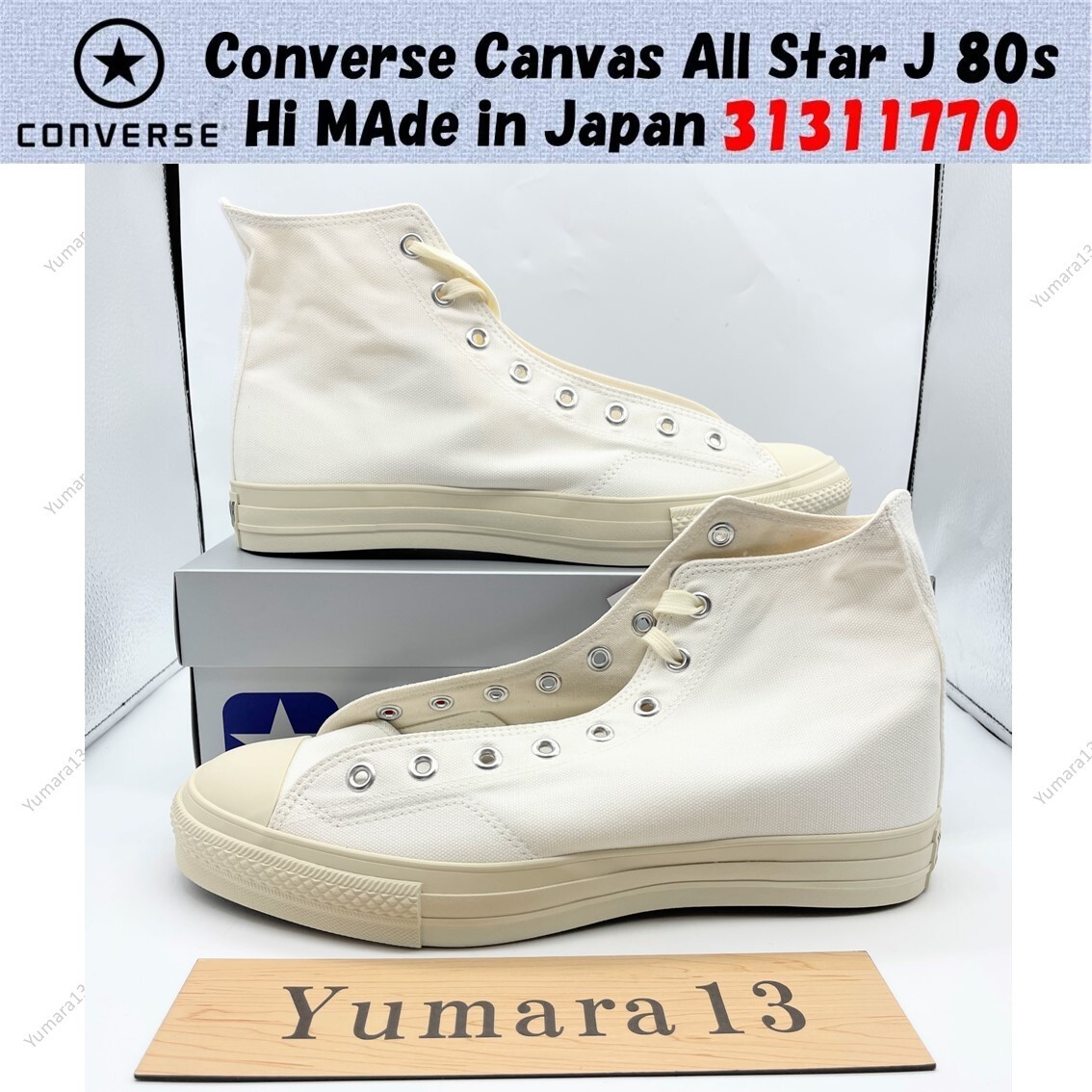 Converse Canvas All Star J 80s Hi MAde in Japan 31311770 Men's
