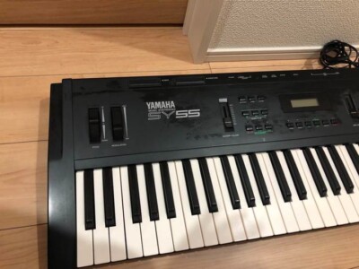 YAMAHA SY55 Music synthesizer Keyboard Black Music Instruments | eBay