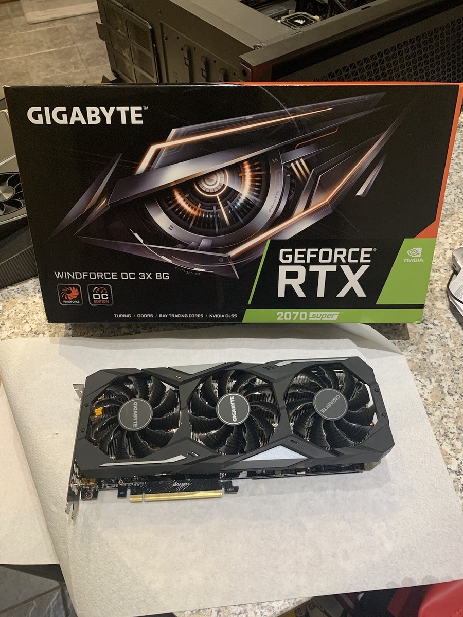 Gigabyte Nvidia Geforce RTX 2070 Super Windforce OC 3x 8G Gaming