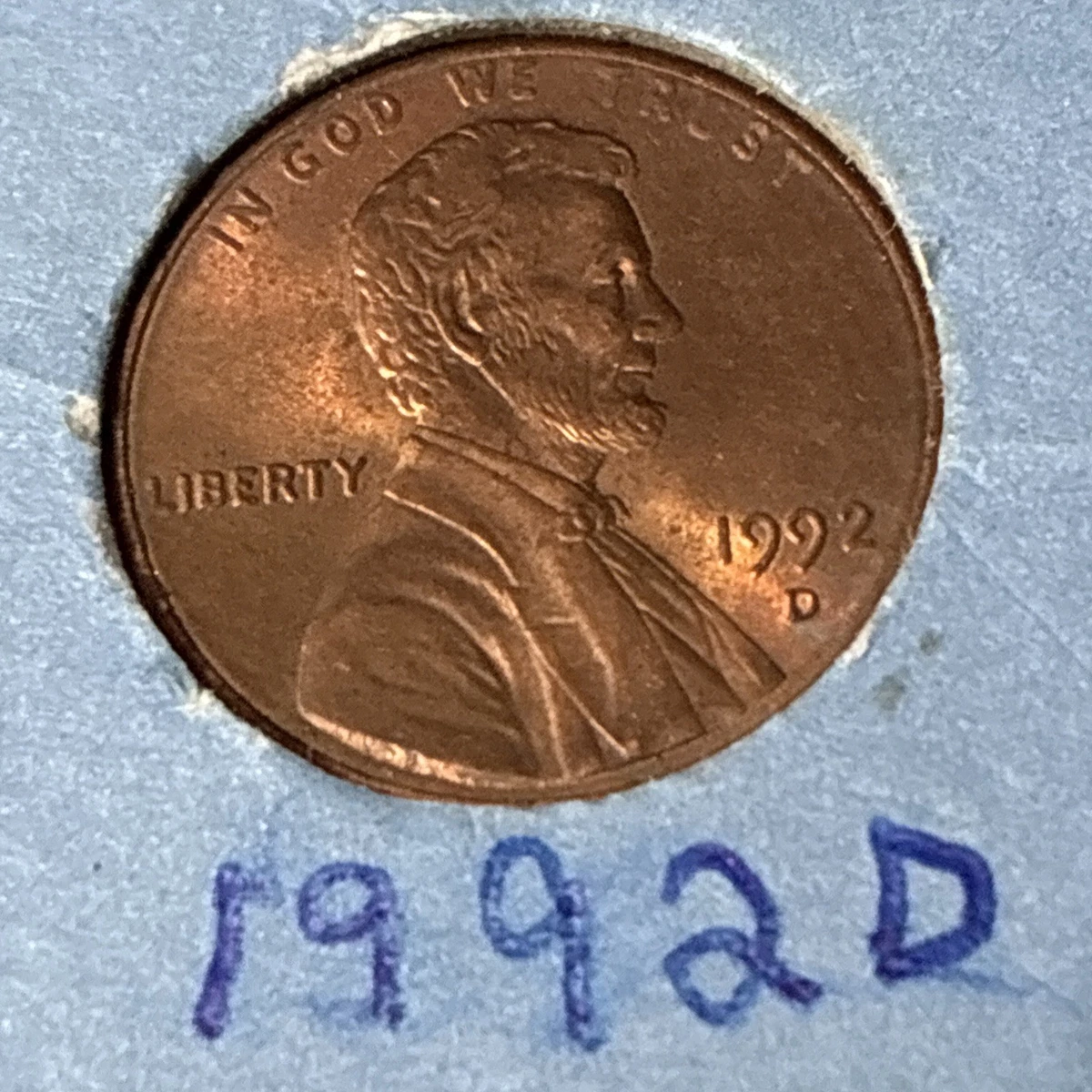 Denver 1992 Lincoln Memorial Small Cents (1959-2008) for sale | eBay