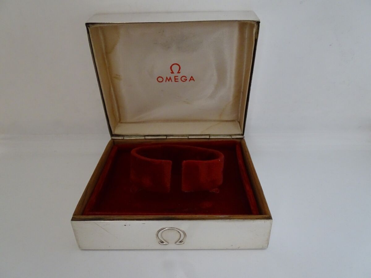 Omega Watch Box, Sterling Silver 925, Vintage 1950's | eBay