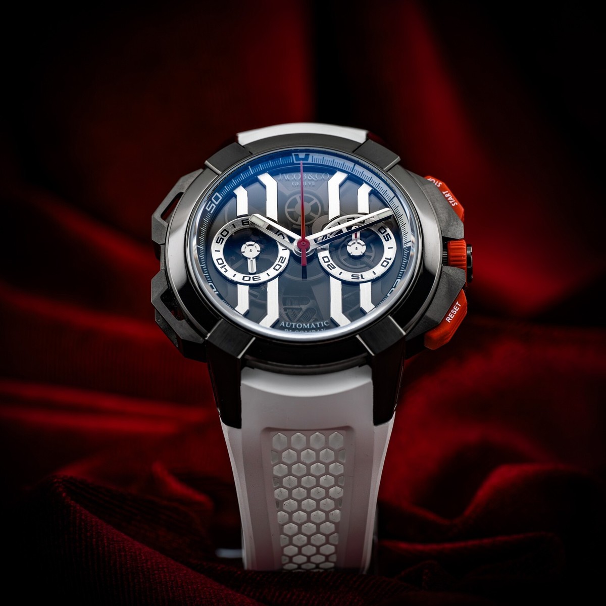 Jacob & Co Epic X Chrono 43mm Titanium MINT EC400.22.AB.AA.A