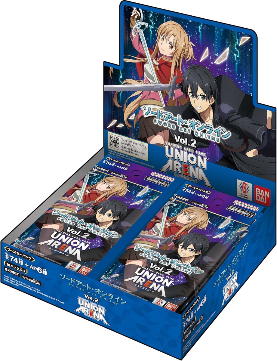 UNION ARENA Booster Box SWORD ART ONLINE Vol.2 EX08BT Factory