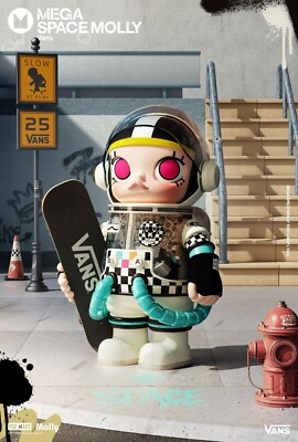 POPMART MEGA SPACE MOLLY 400% VANS 