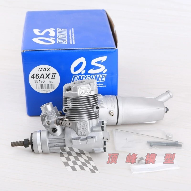 O.S. Engine O.S. MAX 46 AX Engine With Muffler For Bioethanol Fuel