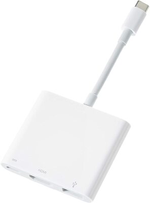 Genuine Apple USB-C Digital AV Multiport Adaptor MJ1K2ZM/A A1621