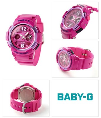Casio Baby-G BGA-210-4B2 Pink Analog Digital Quartz Ladies Fashion