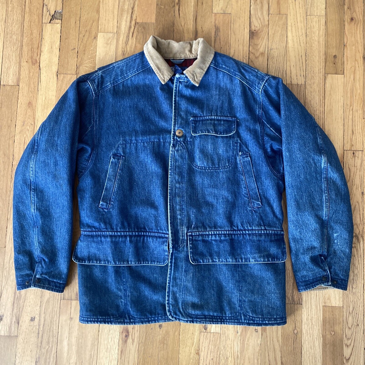 Polo Ralph Lauren Vintage 1985 Denim Barn Utility Wool Lined