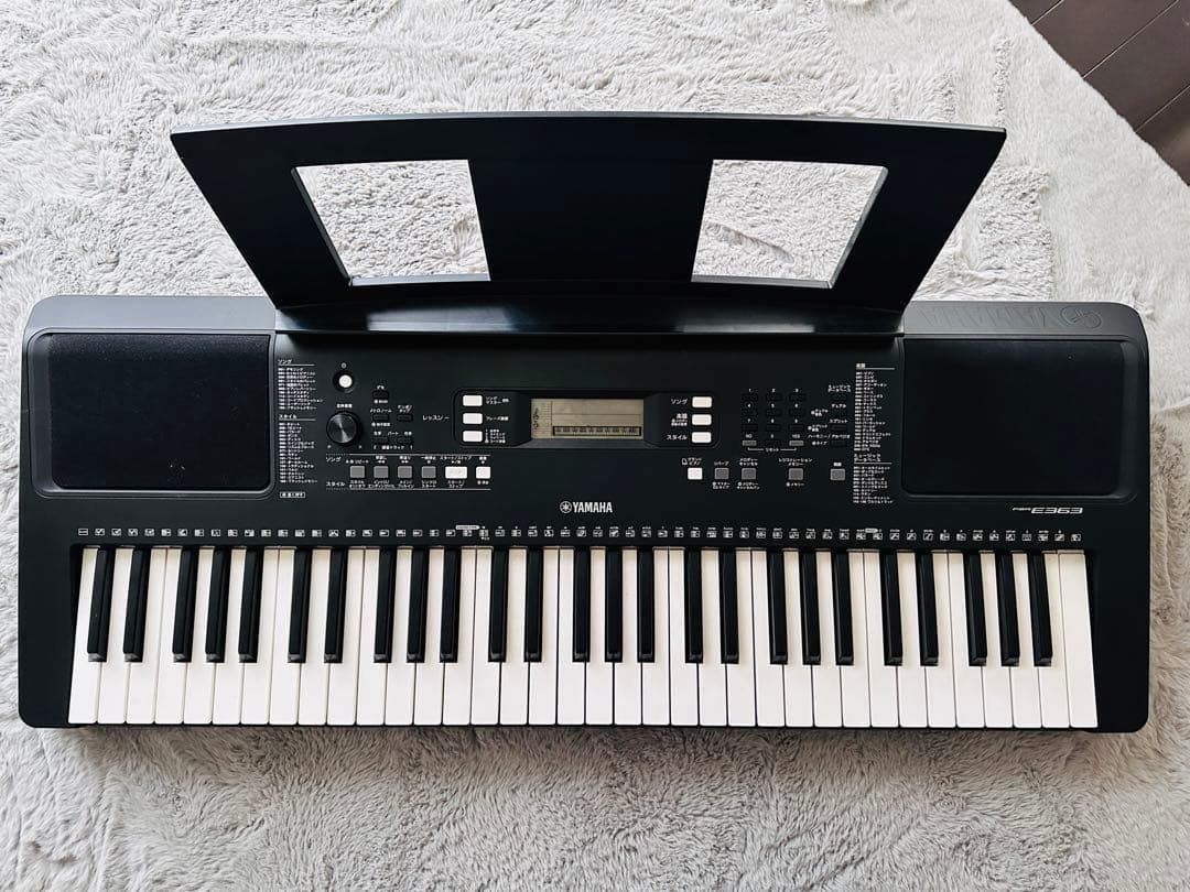 YAMAHA PSR-E363 PORTATONE Electronic Keyboard 61-Key 574-Voice 165