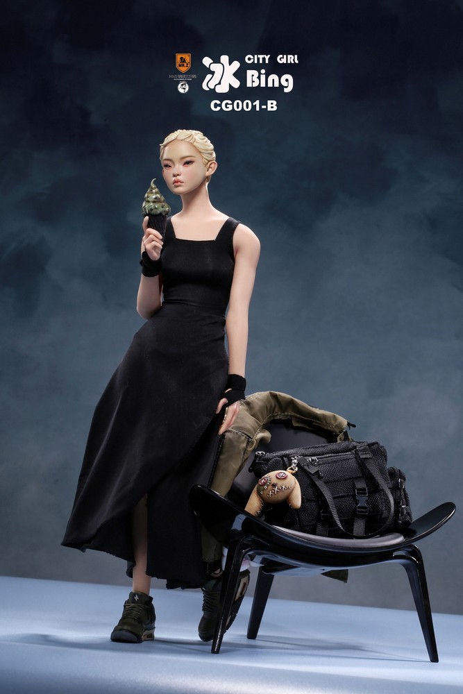 1/6 Mr.Z Model Studio CG001 City Girl Mu/Bing Female Action Figure