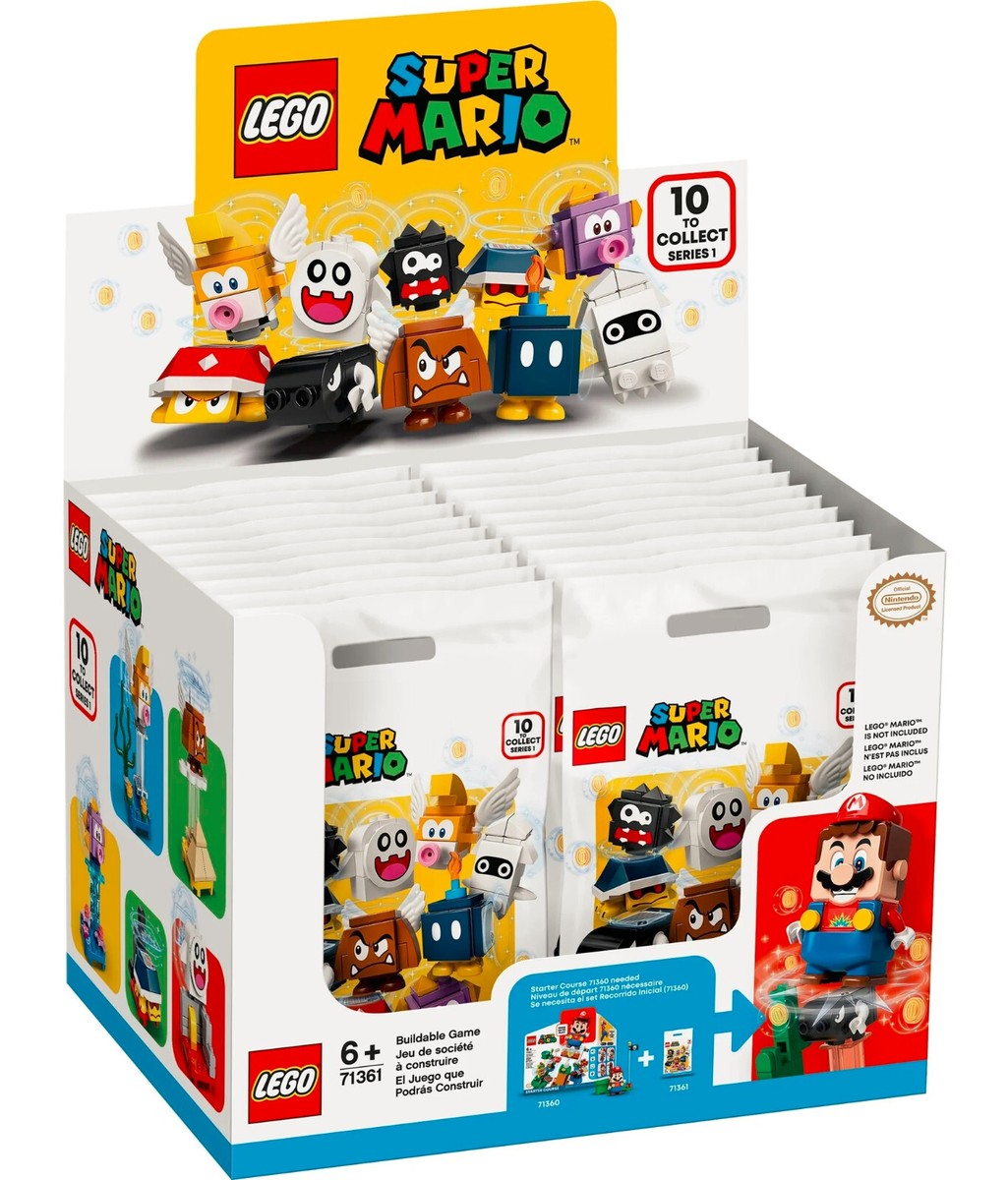 LEGO 71361 Series 1 Super Mario Character Case Box of 20 Packs NEW
