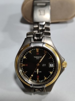Tissot T660 Men's Authentic Swiss Made Titanium Two Tone Watch | eBay