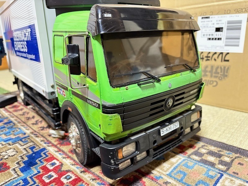 Tamiya 1/14 RC Mercedes-Benz 1850L Panel Van Truck 56307 | eBay