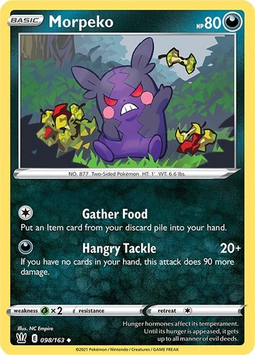 Morpeko Pokemon TCG Card 098/163 | eBay