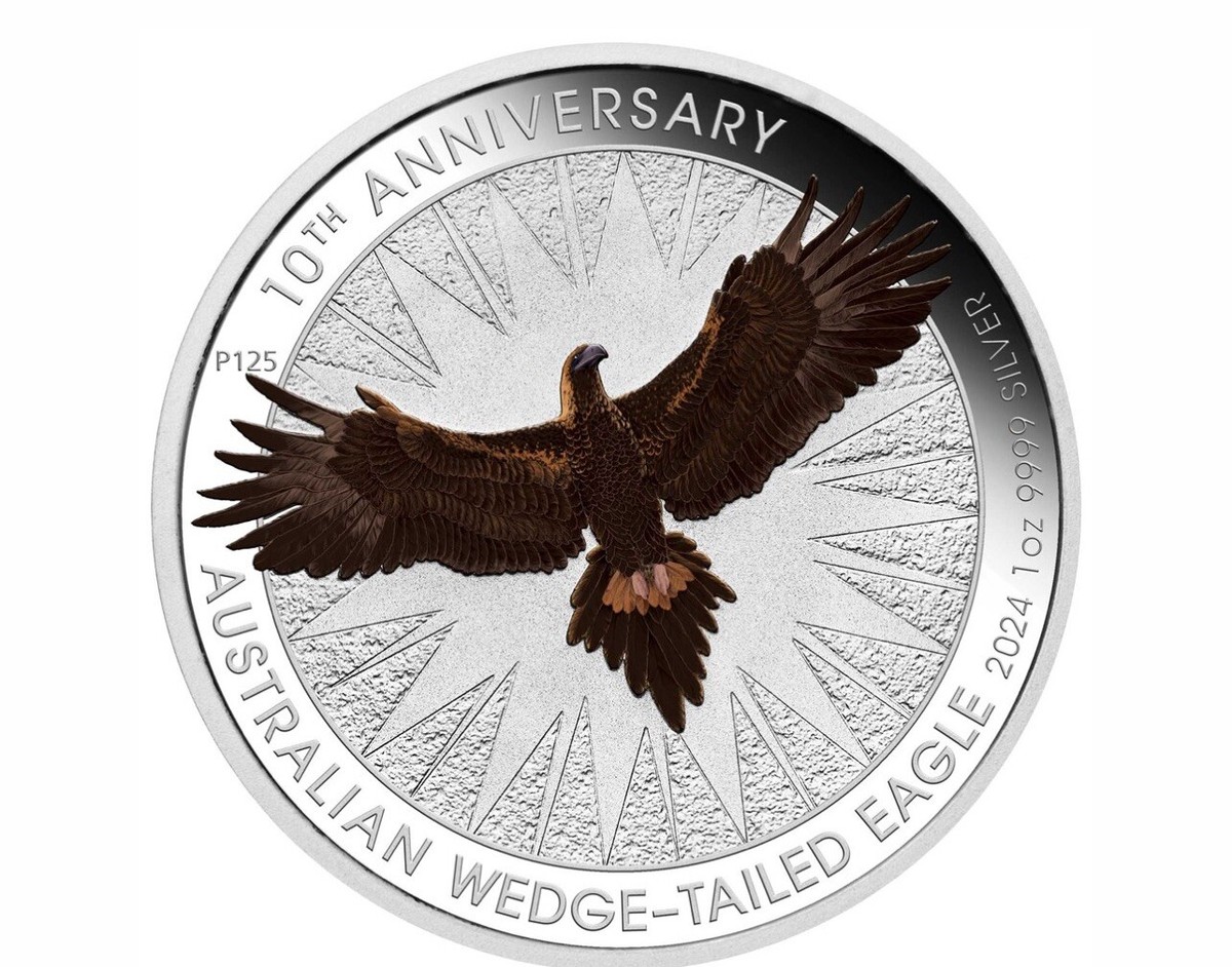 Australia Wedge tailed Eagle 10th Anniversary 2024 1oz Silver