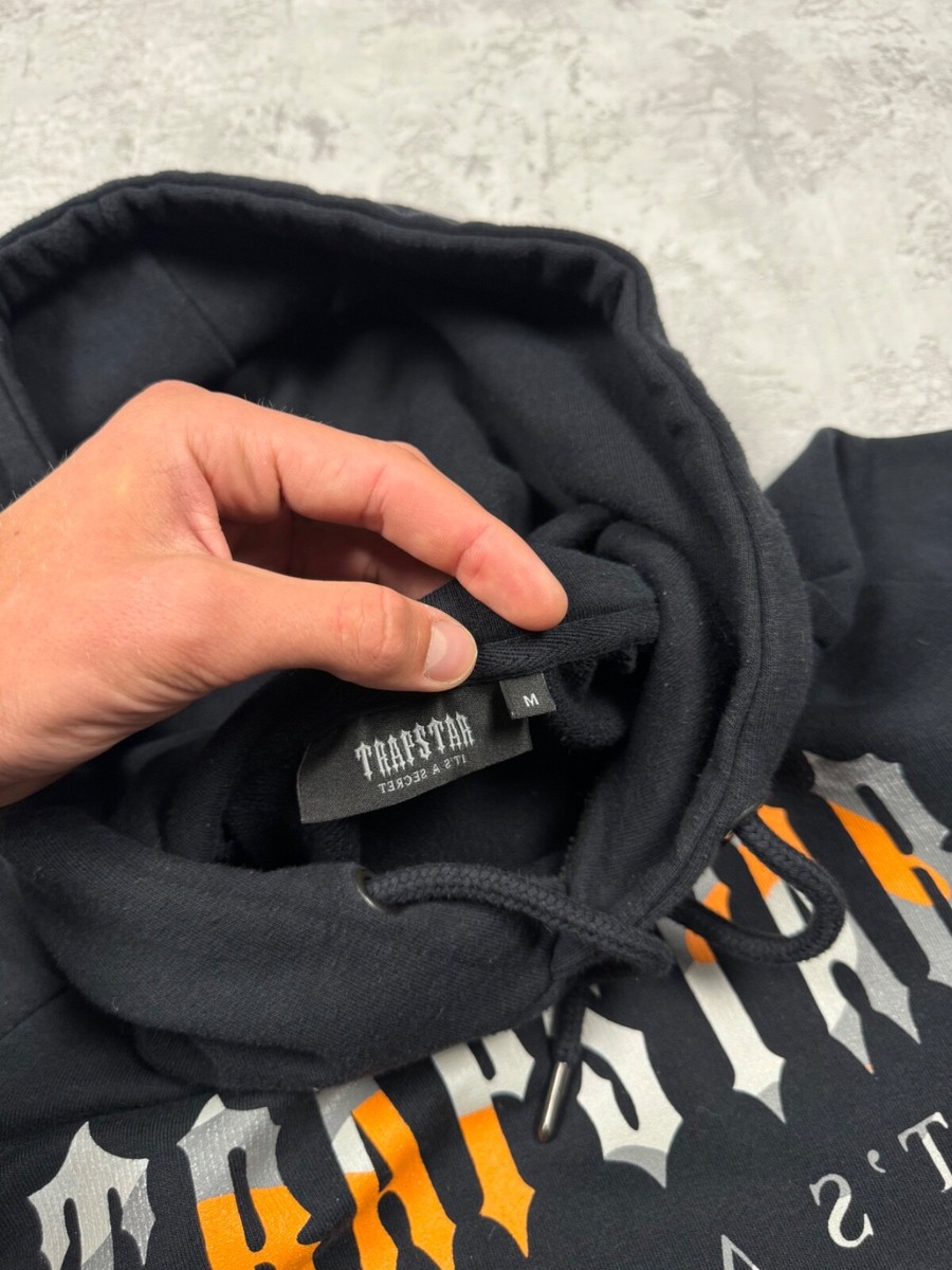 Trapstar Black Hoodie Big Logo Size M | eBay