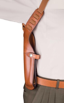 Bianchi Gun Leather Shoulder Holster #X15 Size-04- TAN | eBay