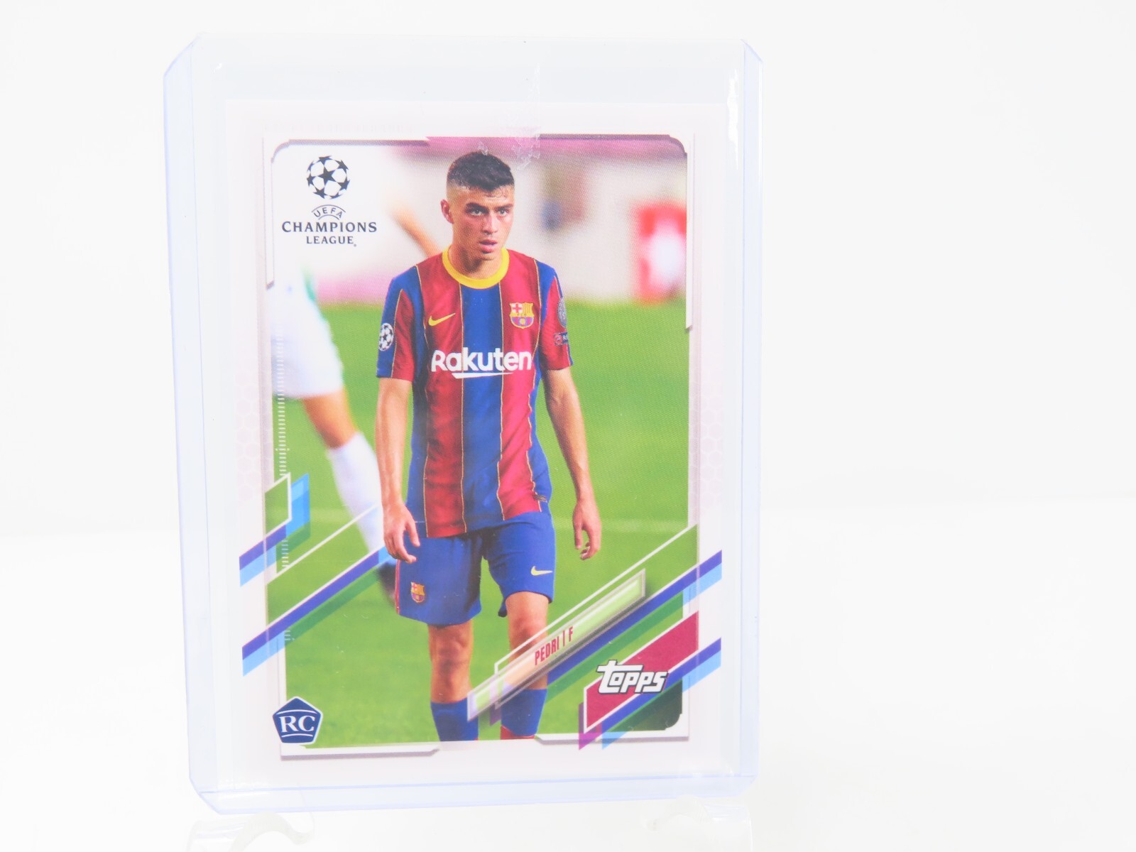 Pedri 2020 Topps Chrome UEFA Champions League #61 Base Price Guide