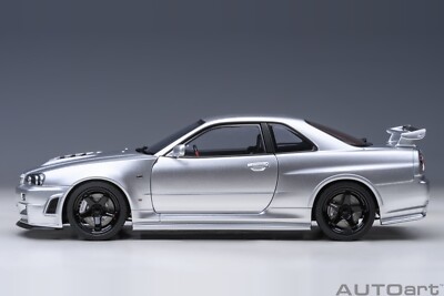 NISSAN SKYLINE GT-R (R34) NISMO Z-TUNE SILVER by AUTOart 1:18