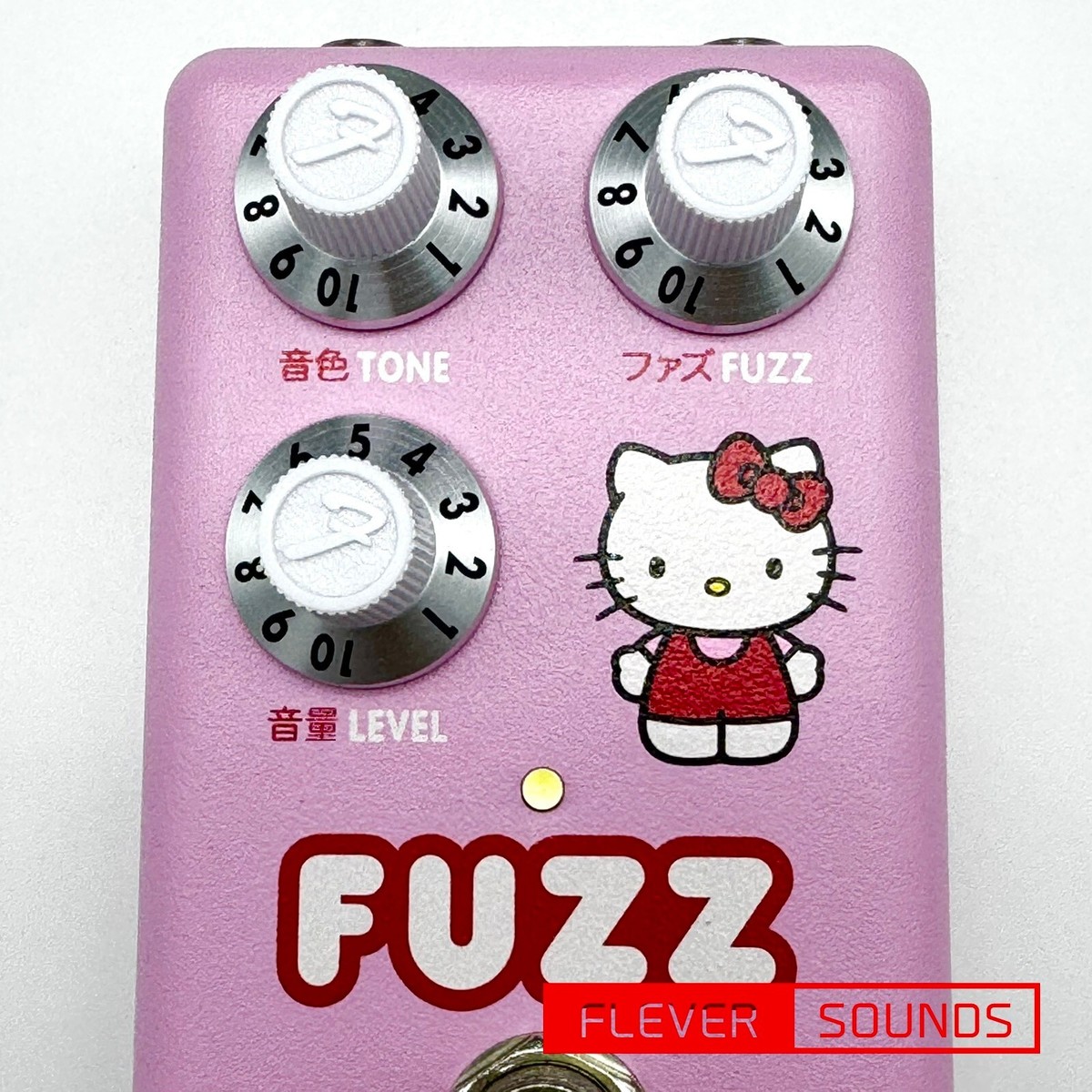 Fender Hello Kitty Fuzz Pink Guitar Effect Pedal Fender x Hello