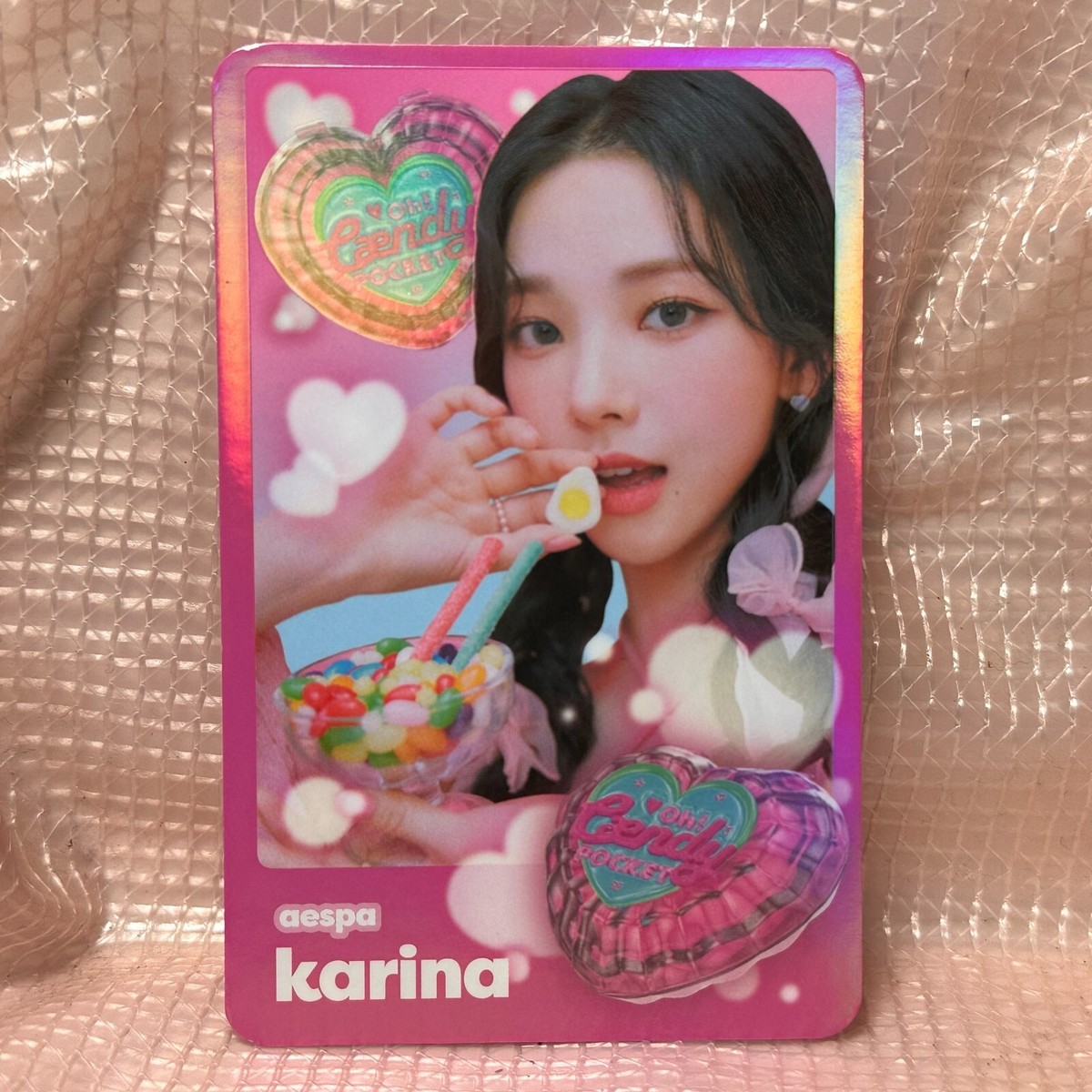Karina Official Photocard Aespa Oh! Caendy Pocket Part 1 Candy