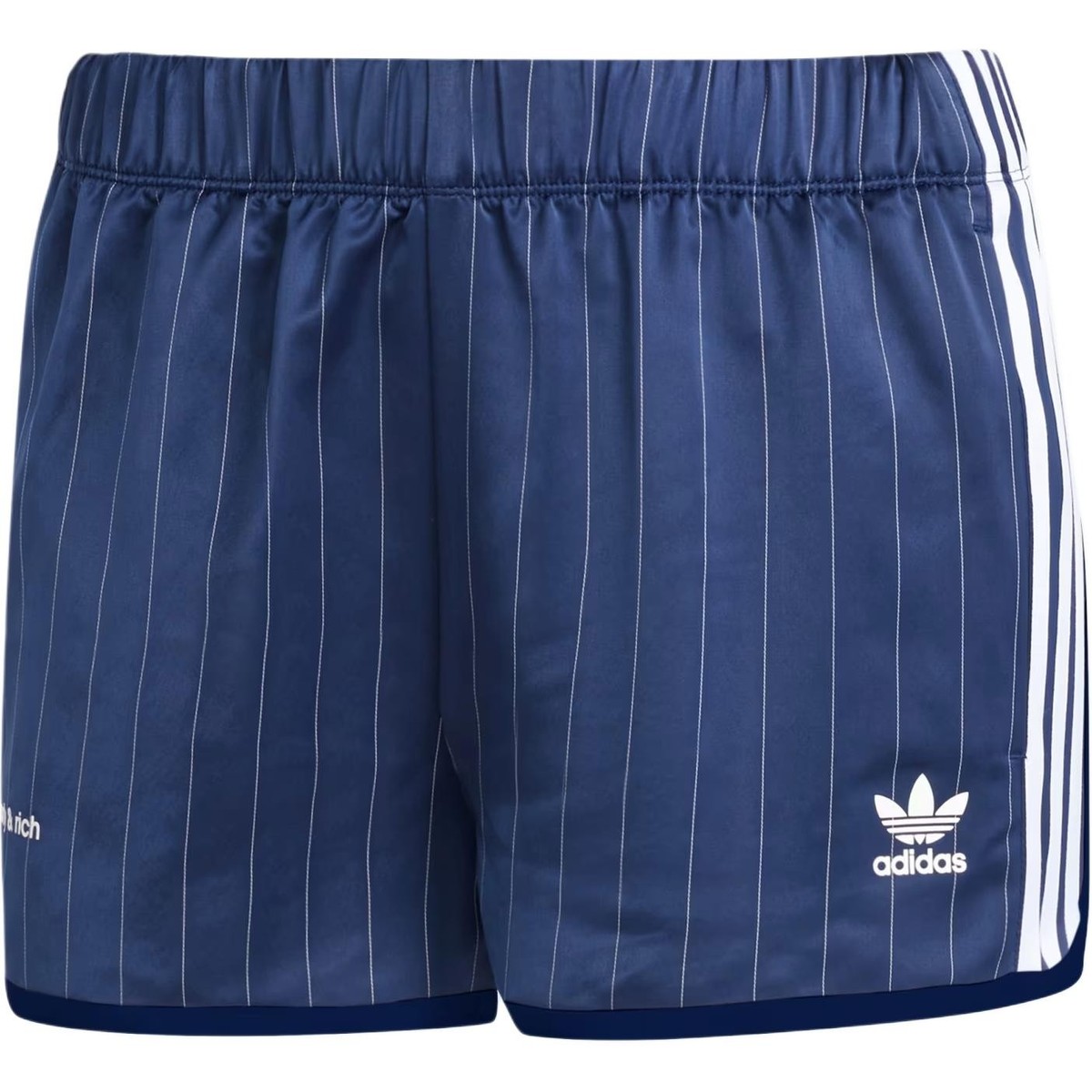 adidas x Sporty & Rich Track Short Navy/White | eBay