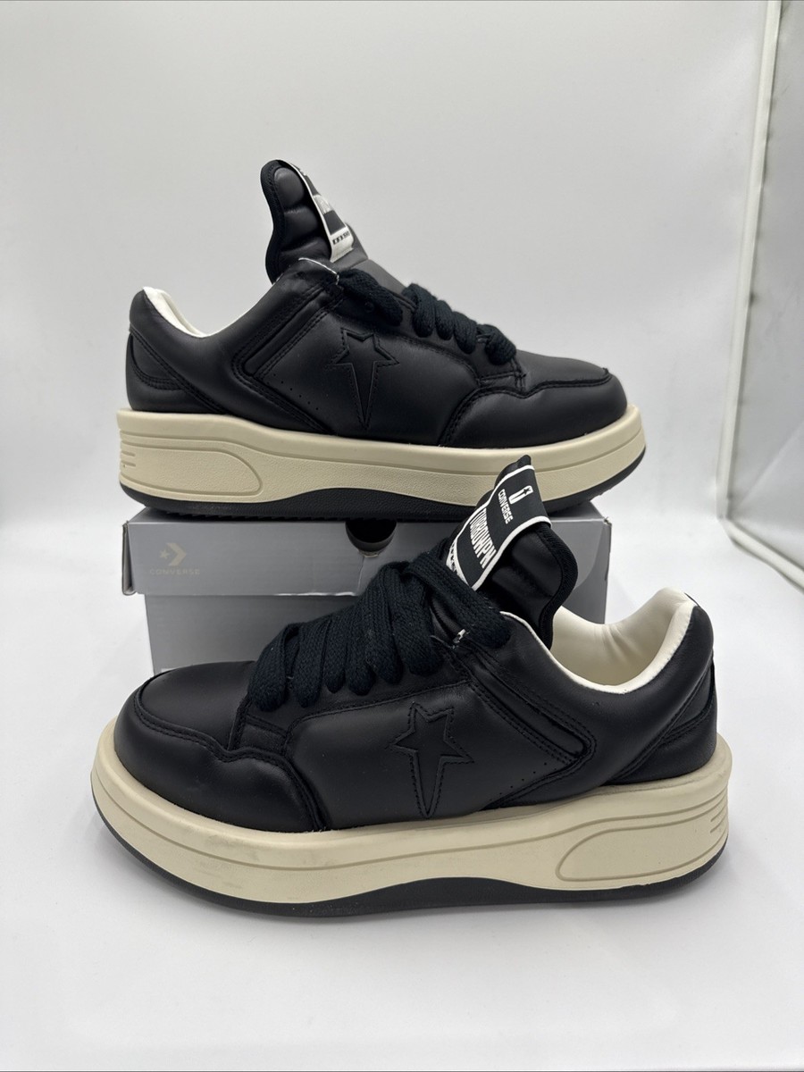 Converse x Rick Owens x DRKSHDW TURBOWPN 'Black' Size 9 A12063C | eBay