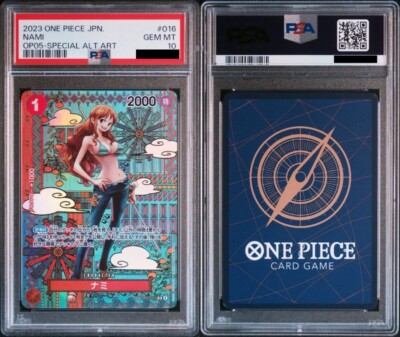 PSA10 Nami 016 OP05 Special Alt Art Awakening of New Era One Piece