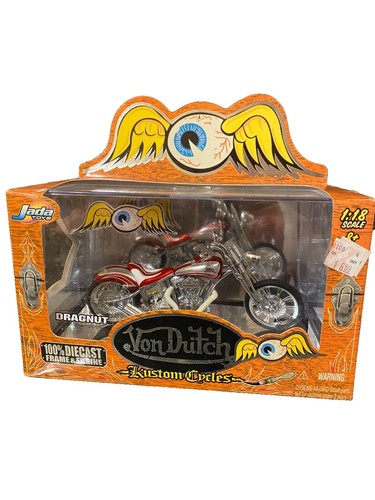 Von Dutch Kustom Cycles Dragnut 100% Diecast Frame & Engine 1:18