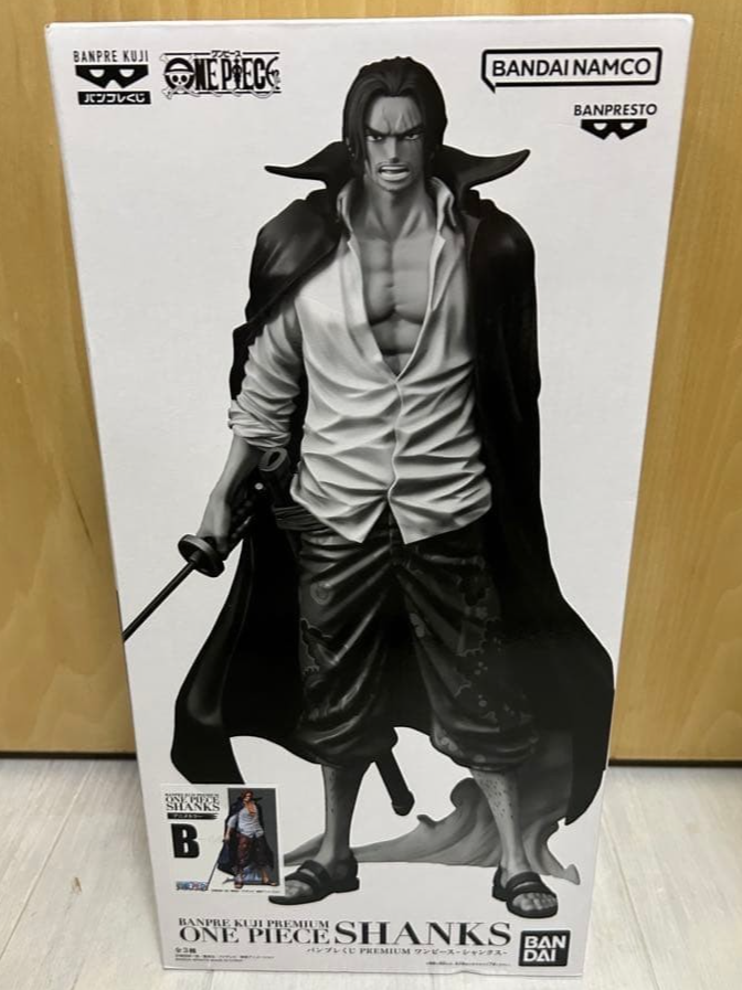 BANPRE KUJI PREMIUM ONE PIECE SHANKS B Anime Color Figure Red Hair